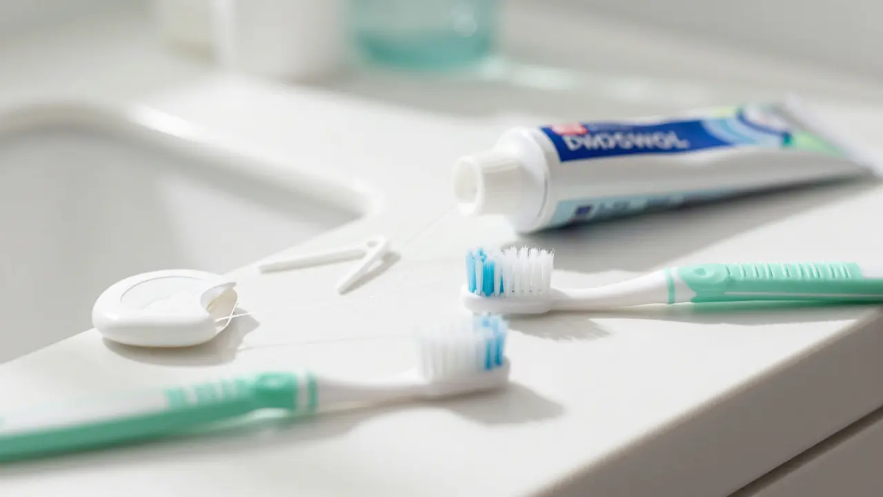 Zubní nit a mezizubní kartáčky pro prevenci kazu