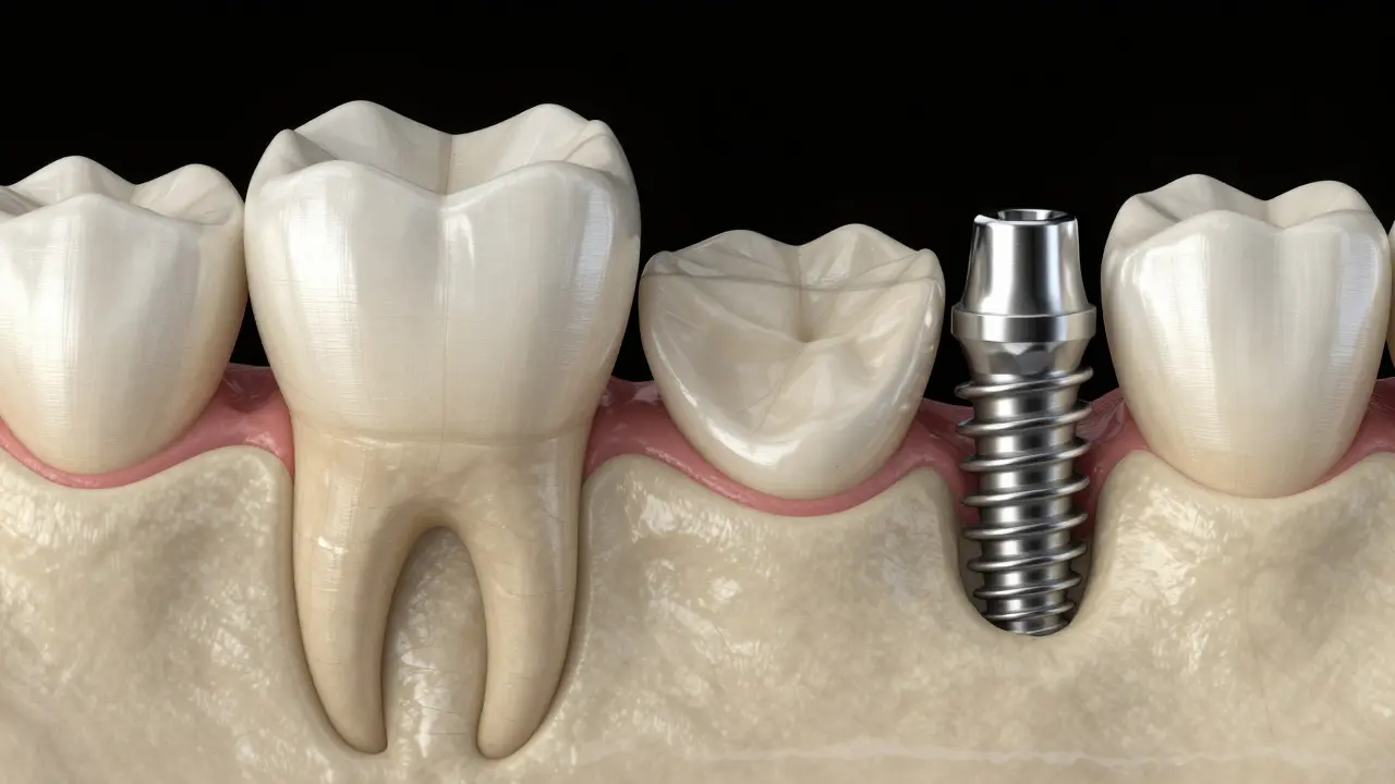 Jak nahradit chybějící zuby: Porovnání implantátů, korunek a mostů